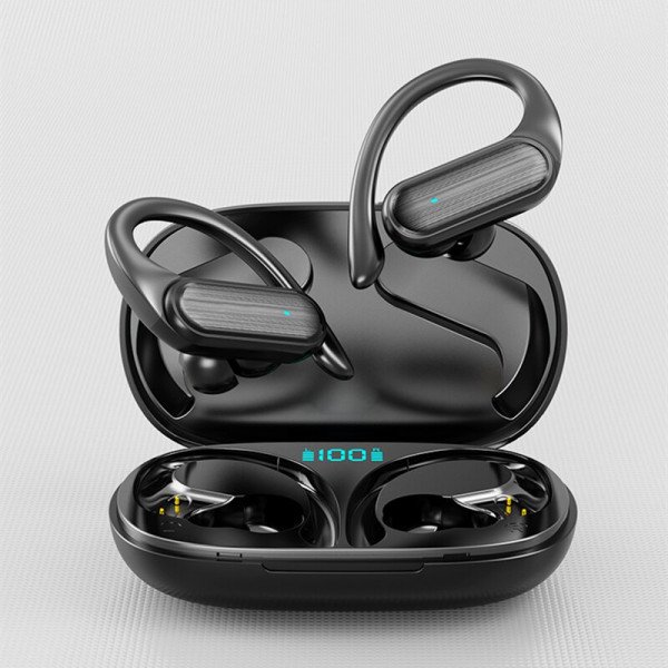 Wholesale Ear Hook Overear TWS Sports Wireless Earphones HIFI Sound Quality A520 for Universal Cell Phone And Bluetooth Device (Black)