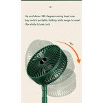Wholesale Super Foldable Portable Cooling Fan with Phone Stand - 3 Speed Settings and USB-C Charging A8 (Black)