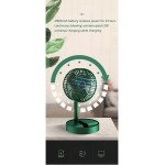 Wholesale Super Foldable Portable Cooling Fan with Phone Stand - 3 Speed Settings and USB-C Charging A8 (Black)