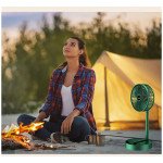 Wholesale Super Foldable Portable Cooling Fan with Phone Stand - 3 Speed Settings and USB-C Charging A8 (Black)