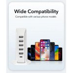 Wholesale 6 Multi Ports Charger Station with Type C Output and Up to 40W Fast Charging for Universal Cell Phone And Devices (Black)