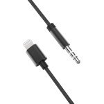 Lightning to 3.5mm Headphone Jack Aux Cord Braided Nylon Auxiliary Cable High-Fidelity Audio Transmission for iPhone 14 13 12 11 XS XR X 8 7 6 (Black)