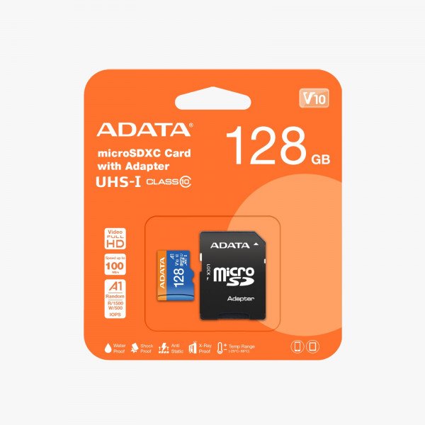 Wholesale Original ADATA 128GB High-Speed 100MB/s Micro SD Memory Card UHS-I SDXC for Data Storage and Transfer (128GB)