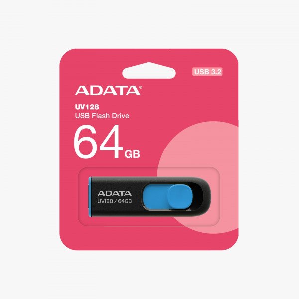 Wholesale Original ADATA 64GB High-Speed Retractable USB 3.2 Flash Drive Storage Device for Data Storage and Transfer (64GB)