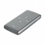 Wholesale Type-C Output 2in1 Qi Wireless Charging Fast Charging Power Bank 10000mAh for Universal Cell Phone And Devices (Gray)