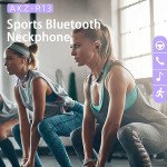 Wholesale Neck Hanging Stereo Bluetooth Wireless Sport Earphones Neck band for Universal Cell Phone And Bluetooth Device (Blue)