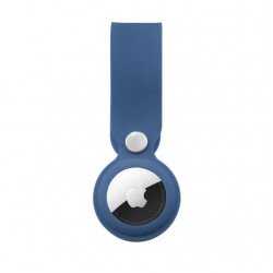 Long Silicone AirTag Tracker Holder Loop Case Cover Ring Key Chain for Apple AirTag (Cerulean Blue) Long Silicone AirTag Tracker Holder Loop Case Cover Ring Key Chain for Apple AirTag (Cerulean Blue)