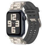 Wholesale Premium Sport Liquid Silicone Watch Band with Stainless Steel Adapter - Durable Comfort Fit for Apple Watch Series Ultra2/Ultra1/10/9/8/7/6/5/4/3/2/1/SE - 49MM/45MM/44MM/42MM (Black)