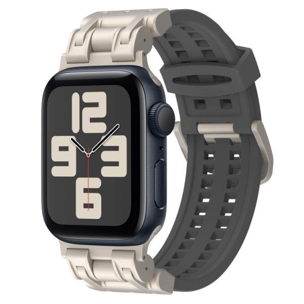 Wholesale Premium Sport Liquid Silicone Watch Band with Stainless Steel Adapter - Durable Comfort Fit for Apple Watch Series Ultra2/Ultra1/10/9/8/7/6/5/4/3/2/1/SE - 49MM/45MM/44MM/42MM (Black)