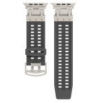 Wholesale Premium Sport Liquid Silicone Watch Band with Stainless Steel Adapter - Durable Comfort Fit for Apple Watch Series Ultra2/Ultra1/10/9/8/7/6/5/4/3/2/1/SE - 49MM/45MM/44MM/42MM (Black)