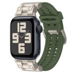 Wholesale Premium Sport Liquid Silicone Watch Band with Stainless Steel Adapter - Durable Comfort Fit for Apple Watch Series Ultra2/Ultra1/10/9/8/7/6/5/4/3/2/1/SE - 49MM/45MM/44MM/42MM (Green)