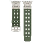 Wholesale Premium Sport Liquid Silicone Watch Band with Stainless Steel Adapter - Durable Comfort Fit for Apple Watch Series Ultra2/Ultra1/10/9/8/7/6/5/4/3/2/1/SE - 49MM/45MM/44MM/42MM (Green)