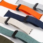 Wholesale Magnetic Buckle Sports Silicone Watch Band Strap - Premium Comfort & Style for Apple Watch Series Ultra2/Ultra1/10/9/8/7/6/5/4/3/2/1/SE - 49MM/45MM/44MM/42MM (Red)