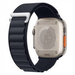 Premium Alpine Loop Nylon Watch Band with C Hook Design for Apple Watch Series 10/9/8/7/6/5/4/3/2/1/SE - 41MM/40MM/38MM (Navy Blue) Premium Alpine Loop Nylon Watch Band with C Hook Design for Apple Watch Series 10/9/8/7/6/5/4/3/2/1/SE - 41MM/40MM/38MM (Navy Blue)