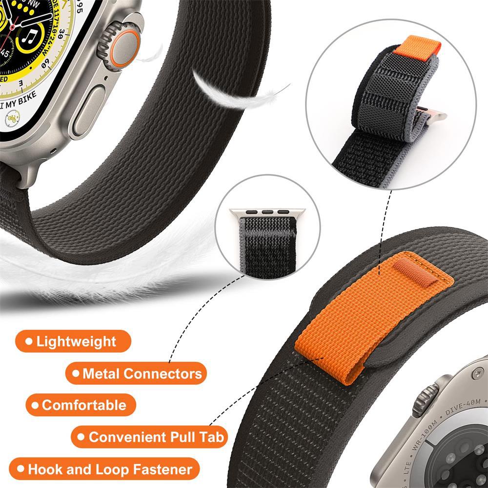 Wholesale Sport Nylon Hook and Loop Adjustable Watchband