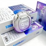Wholesale Two-Tone Colorful Wireless TWS Bluetooth Earphones – Enhanced Audio, Battery Display Air41 for Universal Cell Phone And Bluetooth Device (Purple)