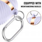 Wholesale Luxury Bronze Chrome Plated Protective Case with Keychain Hook - Fashion Style Accessory for Apple Airpod Pro 2 / Pro 1 (Pink)
