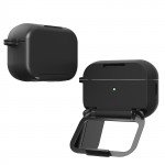 Wholesale Premium Shockproof Fashionable Mirror Kickstand Protective Cover Case for Apple Airpod Pro / Pro 2 (Black)