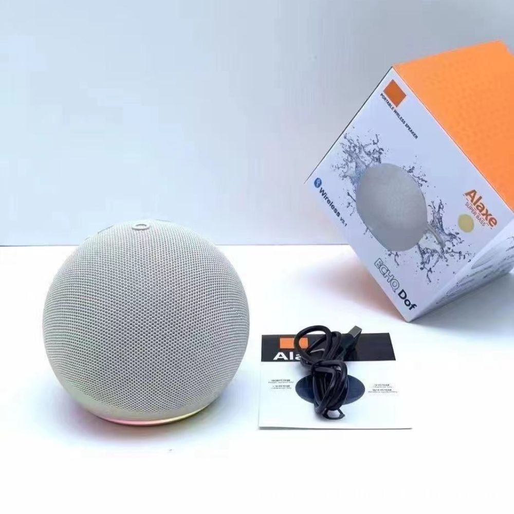 Wholesale Compact Round Ball Bluetooth Speaker with Ambient LED