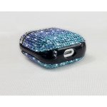 Wholesale Rhinestone Gradient Bling Glitter Sparkle Diamond Crystal Case for Apple Airpods 1 / 2 (Blue)