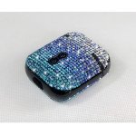 Wholesale Rhinestone Gradient Bling Glitter Sparkle Diamond Crystal Case for Apple Airpods 1 / 2 (Black)