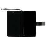 Wholesale Multi Pockets Folio Flip Leather Wallet Case with Strap for Apple iPhone 13 Pro (6.1) (Hot Pink)