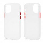 Slim Matte Hybrid Bumper Case for Apple iPhone 13 [6.1] / 16e (White)