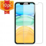 Wholesale 10pc Transparent Tempered Glass Screen Protector for Apple iPhone 13 Pro Max [6.7] (Clear)