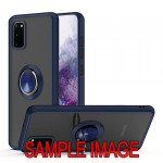 Wholesale Tuff Slim Armor Hybrid Ring Stand Case for Samsung Galaxy A42 5G (Navy Blue)