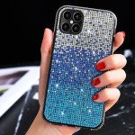 Wholesale Rhinestone Gradient Bling Glitter Sparkle Diamond Crystal Case for Apple iPhone 12 / 12 Pro 6.1 (Black)