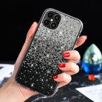 Wholesale Rhinestone Gradient Bling Glitter Sparkle Diamond Crystal Case for Apple iPhone 12 Pro Max 6.7 (Black)