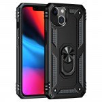 Wholesale Tech Armor Ring Stand Grip Case with Metal Plate for Apple iPhone 13 Mini (5.4) (Black)