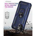 Wholesale Tech Armor Ring Stand Grip Case with Metal Plate for Apple iPhone 13 Mini (5.4) (Navy Blue)