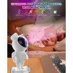 Wholesale Astronaut Galaxy Starlight Projector with Bluetooth Speaker and Remote Control - Natural Sound, White Noise, Plug-In Only for Universal Cell Phone And Bluetooth Device (White)