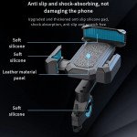 Wholesale Ultimate Adjustable Bike Scooter Handlebar Mount Phone Holder with Sunshade Visor Anti-Glare Design for Enhanced Visibility B001 for Universal Cell Phones (Black)