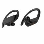 Wholesale Ear Hook Style Music TWS Gaming Bluetooth Wireless Headphone Earbuds Headset With Battery Display for Universal Cell Phone And Bluetooth Device B11 (Black)