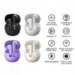 Wholesale Premium TWS Bluetooth Wireless Earbuds with Crystal Clear HIFI Sound Quality and Deep Bass BH18 for Universal Cell Phone And Bluetooth Device (Purple)