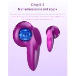 Wholesale True Wireless Extra Bass Sound Bluetooth Headphone Earbuds Headset BM01 for Universal Cell Phone And Bluetooth Device (Purple)