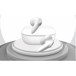 True Wireless Extra Bass Sound Bluetooth Headphone Earbuds Headset BM01 for Universal Cell Phone And Bluetooth Device (White)