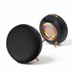 Wholesale Jam Anywhere Wireless Bluetooth Subwoofer Portable, Colorful, Packed with Clear Sound, and Colorful Night Light BS36D for Universal Cell Phone And Bluetooth Device (Black)