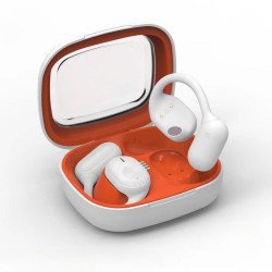 Open Ear Wireless Bluetooth Earphones with Noise Reduction and Clear Sound Experience BS03 for Universal Cell Phone And Bluetooth Device (White) Open Ear Wireless Bluetooth Earphones with Noise Reduction and Clear Sound Experience BS03 for Universal Cell Phone And Bluetooth Device (White)