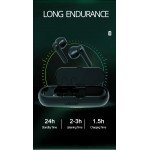 Wholesale 2-in-1 Combo Sleek Bluetooth Earbud and Speaker with Convenient Hook Design BT03 for Universal Cell Phone And Bluetooth Device (White)
