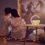 Wholesale Crescent Moon LED Bluetooth Speaker with Wireless Phone Charging - High-Quality Loud Sound BT2301 for Universal Cell Phone And Bluetooth Device (White)