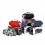 Wholesale Bluetooth Speaker: RGB Lights, Water Resistant, Portable Dual Speaker BoomsBox4 for Universal Cell Phone And Bluetooth Device (Camo)