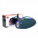 Wholesale Bluetooth Speaker: RGB Lights, Water Resistant, Portable Dual Speaker BoomsBox4 for Universal Cell Phone And Bluetooth Device (Blue)