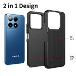 Wholesale Dual Layer Heavy Duty Shockproof Tough Armor Protection Phone Case for Boost Mobile Summit 5G (Red)