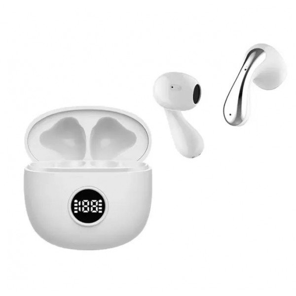 Wholesale Cool TWS Bluetooth Earphones with Mic - Loud Sound & Battery Display Case Pro3 for Universal Cell Phone And Bluetooth Device (White)