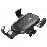 Wholesale Gravity Style 10W Wireless Fast Charge Air Vent Car Holder Mount for Universal Cell Phones and Qi Compatible Device (Black)