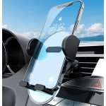 Wholesale Hands Free Wide Air Vent Clip Cell Phone Holder Car Cradle Compatible with Universal Phones C030 for Universal Cell Phone (Blue)