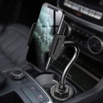 Wholesale Car Cup Holder Phone Mount Adjustable Gooseneck Automobile C050 for Universal Cell Phones (Black)